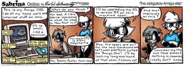 The obligatory amiga strip